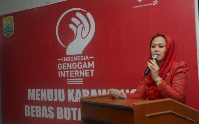 Launching Indonesia Gengam Internet Kerjasama Perpustakaan Daerah Kab